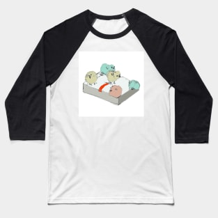 Chicks in a Box Baseball T-Shirt